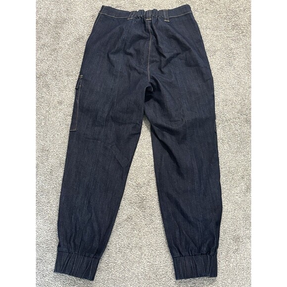 Cinq A Sept Kelly Denim Cargo Pants Women's Size 6 Blue Cotton - Picture 9 of 9